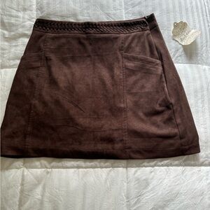 Altar’d State Skirt Brown Chocolate Mini skirt Size S